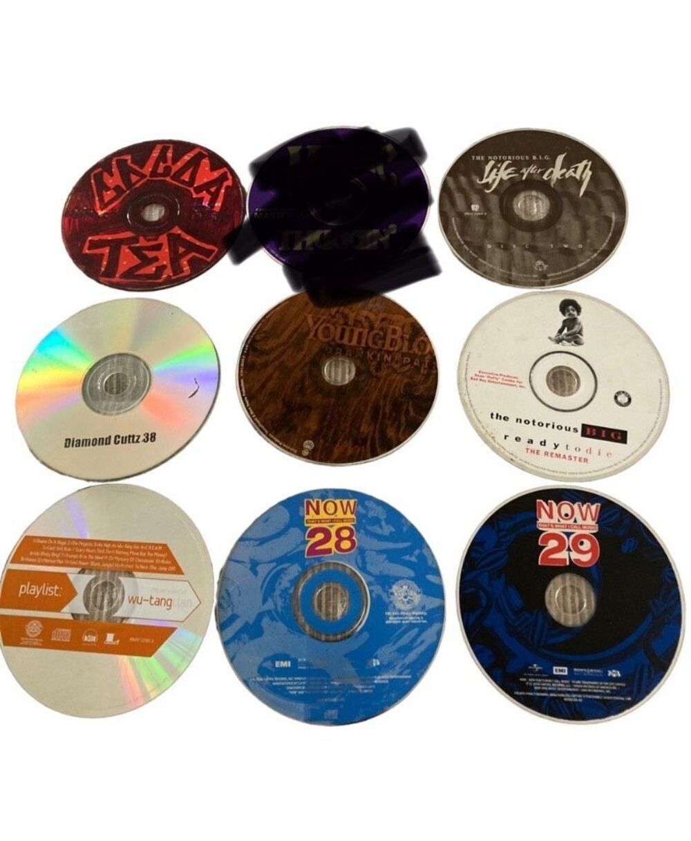 Random CD Lot of 8 Rap Pop Notorious Big Wu Tang Now 28 29 Reggae